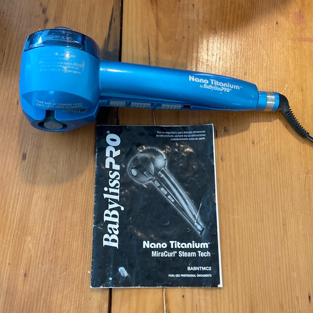 Nano titanium by babybliss pro—hair curling wand!